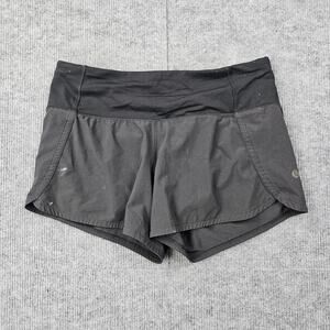 Lululemon Speed Up Shorts Womens 4 Black Running Lined Athletic Athleisure Run